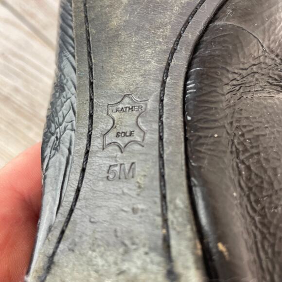 Tory Burch Caroline Womens Sz 5M Ballet Flats Black Patent Leather - Picture 12 of 12